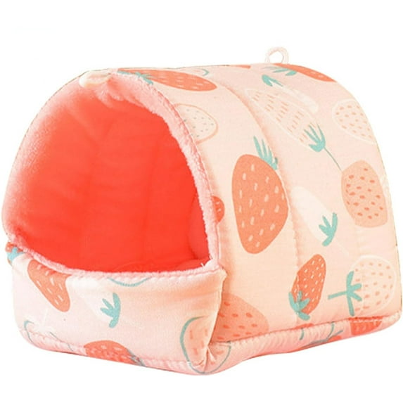 Parrot Bird Bed Hammock Winter Warm Bird Plush Nest Toy for Parakeet Comfortable Hanging Bird Bed for Cage