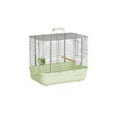 thumbnail image 1 of Parrot Bird Cage Portable for Going Out Stainless Steel Horizontal Wire Mesh Handheld Bird Cage, 1 of 5