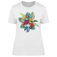 thumbnail image 1 of Parrot Bird Graphic T-Shirt Women -Image by Shutterstock, Female XX-Large, 1 of 2