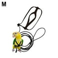 Parrot Bird Harness Leash Adjustable Training Rope Flying Traction