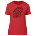 thumbnail image 1 of Parrot Bird Head With Flowers T-Shirt Women -Image by Shutterstock, Female x-Large, 1 of 2