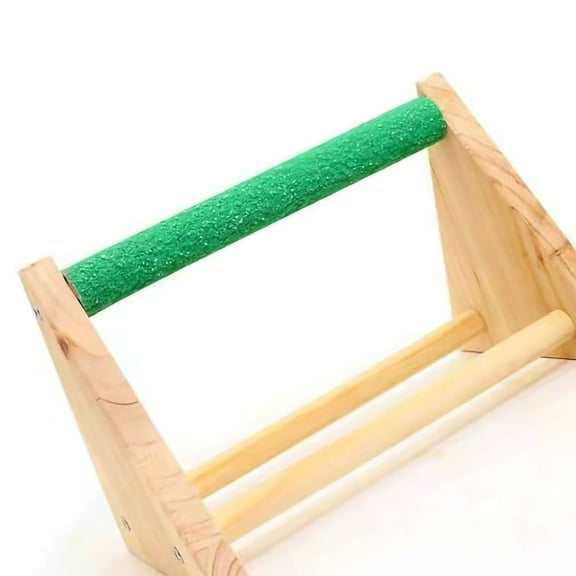 Parrot Bird Perch Table Top Stand Portable Automatic Trimming Bird Training Stand for Pets