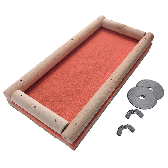 Parrot Bird Perch Toy Wooden Platform Hamster Springboard Bird Paw Grinding Birdcage Stand Playing Board