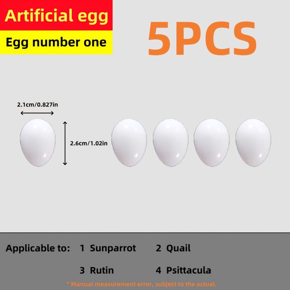 Parrot Breeding Replacement Eggs
