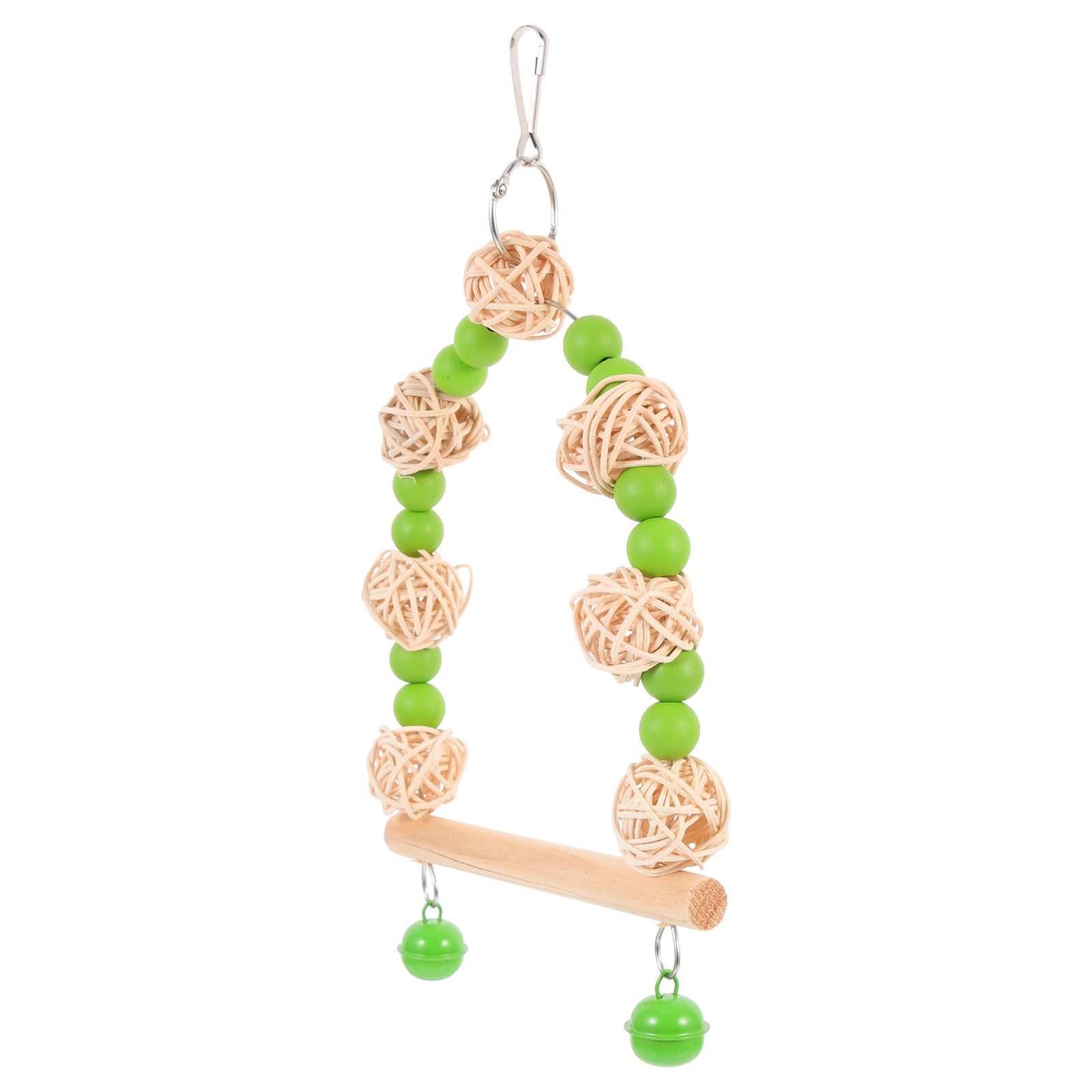 Image showcasing Parrot Cage Decor Bite-resistant Bird Swing Playground for Large Birds ...