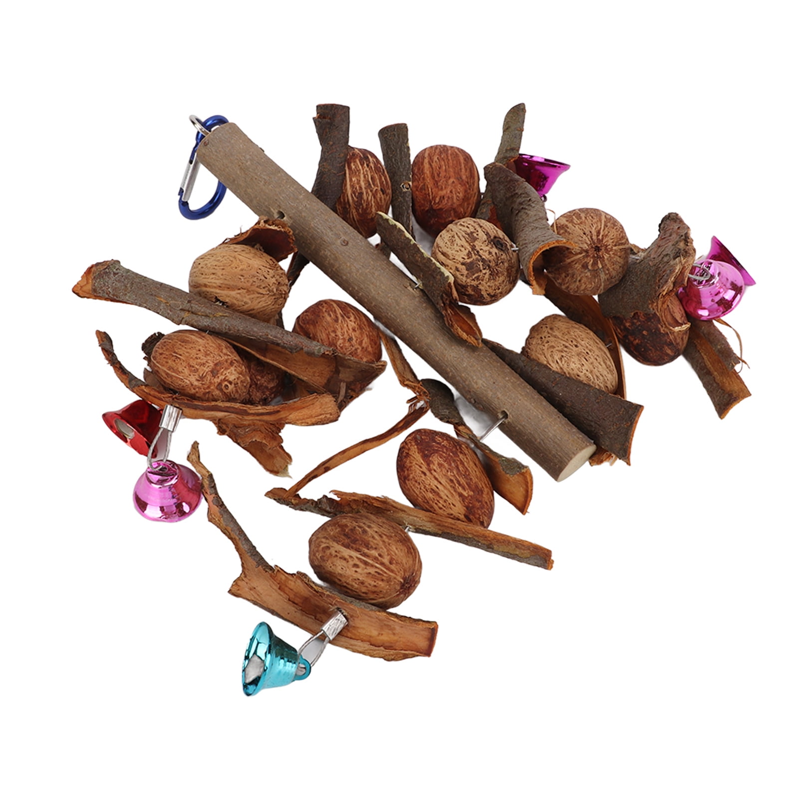 Parrot Chewing String Safe Healthy Hanging Bird Bite Toy with Bell and