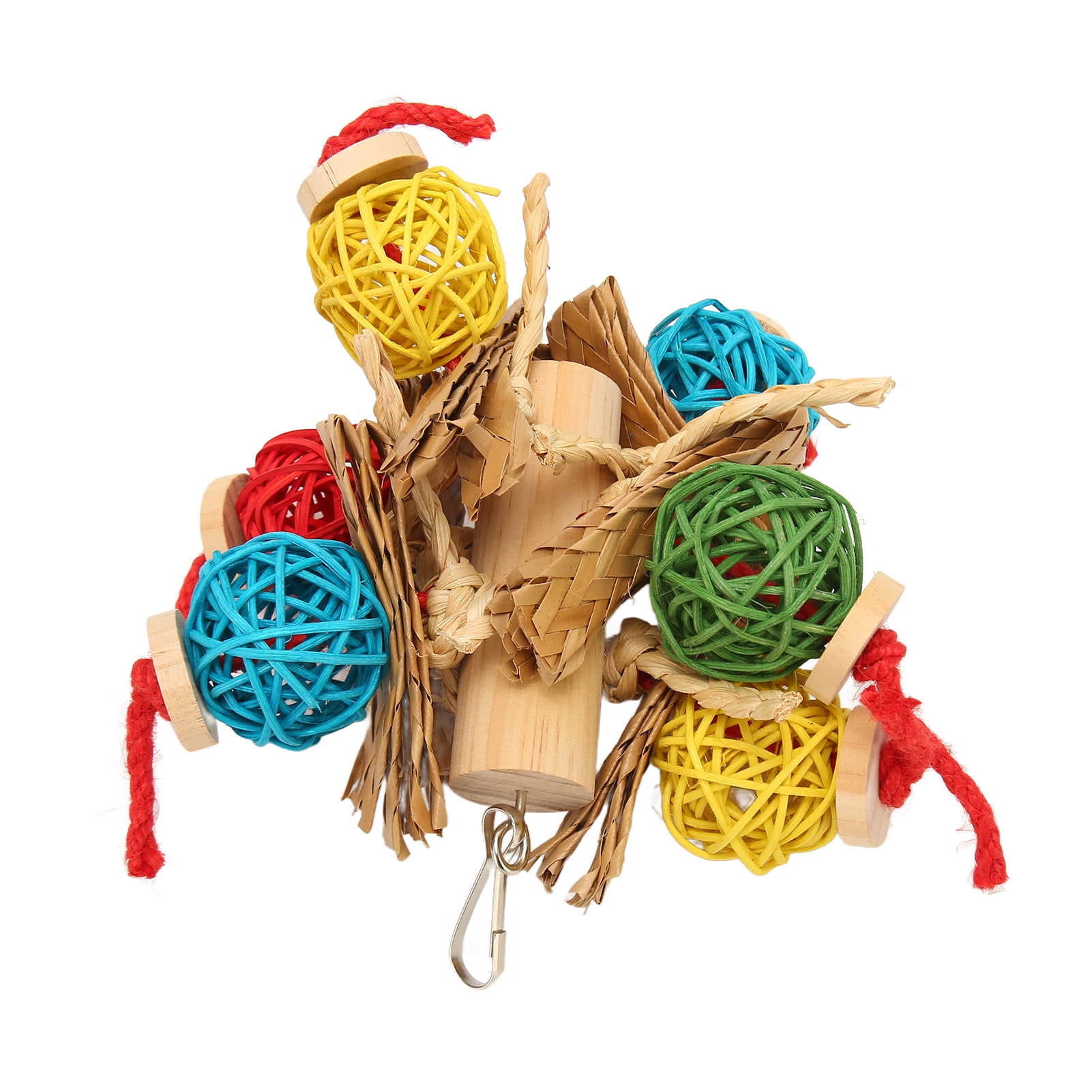 Parrot Chewing Swing Toy Colorful Anxiety Relief Interactive Safe