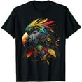 thumbnail image 1 of Parrot Colourful Polygon Animal Print Art T-Shirt, 1 of 3