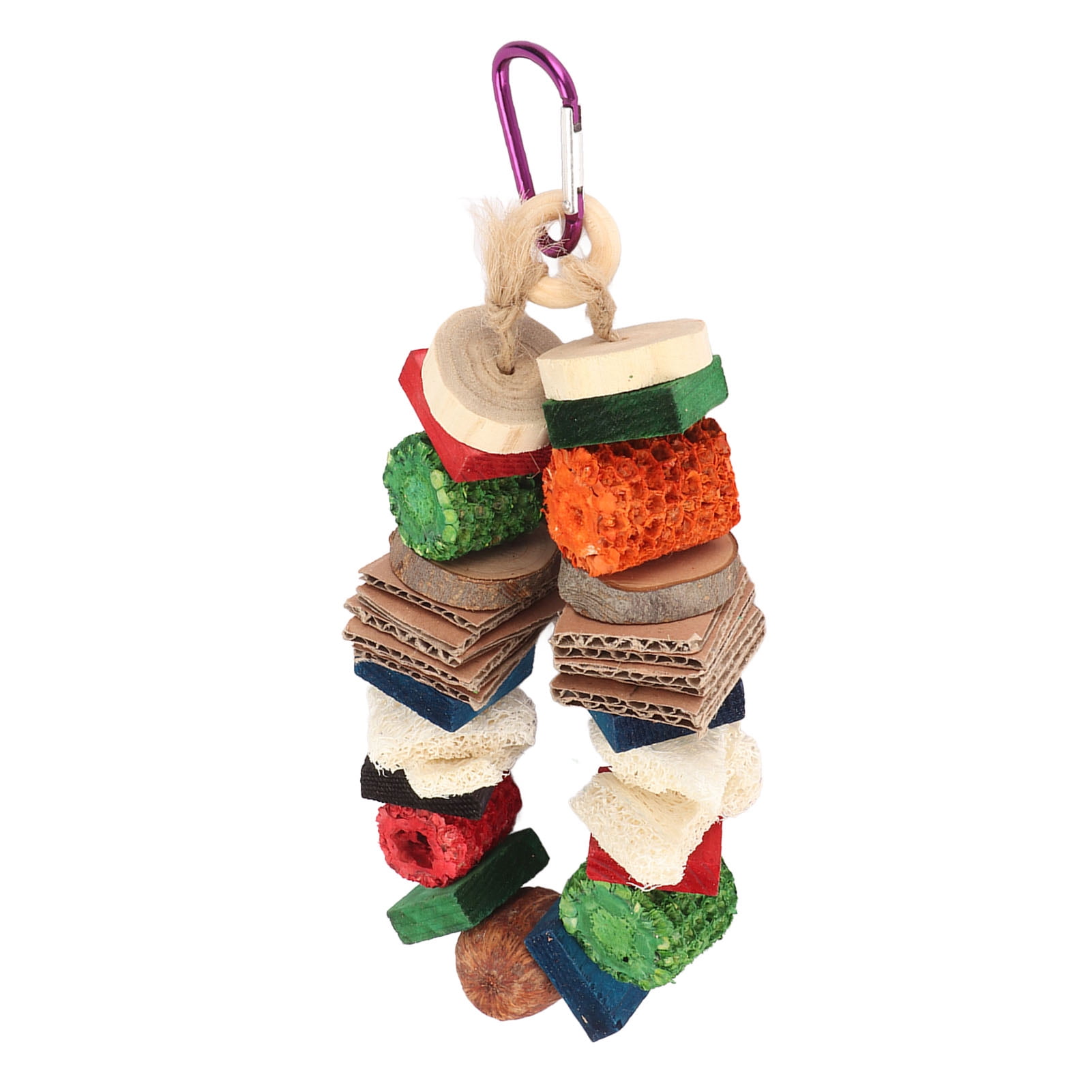 Parrot Corn Cob Toy Boredom Relief Colorful Parrot Chewing Toy Bird