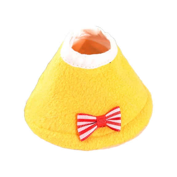 Parrot Elizabethan Collar for Plucking Wound Healing Protective Recovery Cones Soft Fleece for Small Bird