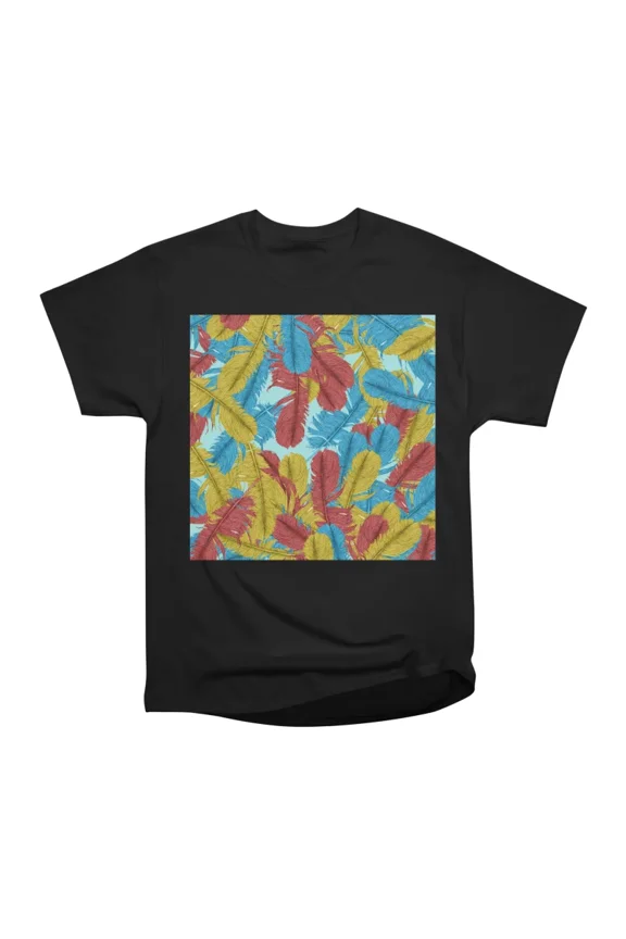Parrot Feathers T-Shirt Tee Gift For Him Merch For Her Apparel For Friend