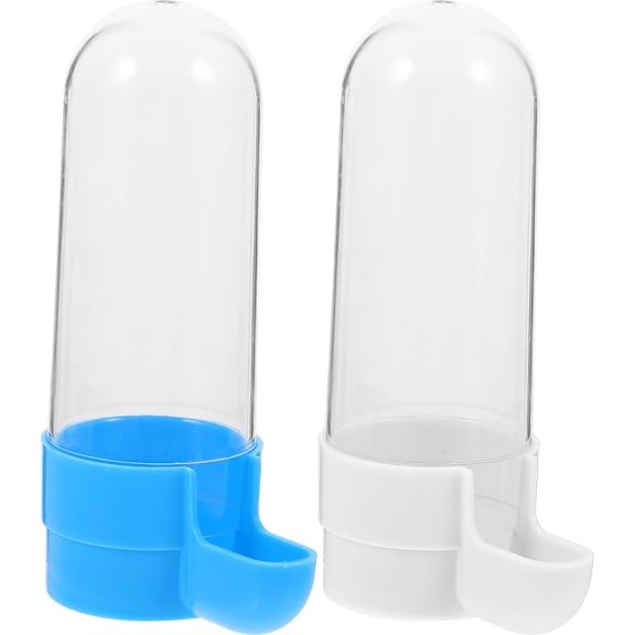 Clispeed Water Dish for Birds Bird Water Fountain PVC Pet Supplies 2Pack