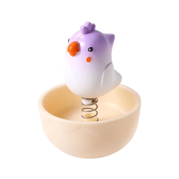 Parrot Feeder - Interactive Poly Bird Food Dispenser Toy, Durable Chew Resistant Design for Budgies Sun Conure Small Pet Birds Entertainment Use
