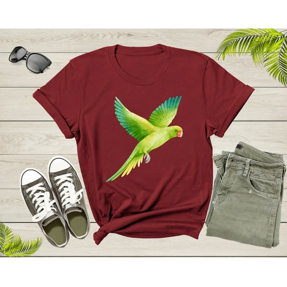 Parrot Gifts Bird Shirt Parrot Animal Tshirt Zoologist Tropical Birdwatching Summer Shirt Bird Lover Gift Parrot Mom Gift For Bird Lovers