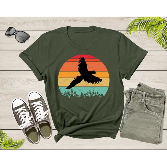 Parrot Gifts Bird Shirt Parrot Animal Tshirt Zoologist Tropical Birdwatching Summer Shirt Bird Lover Gift Parrot Mom Gift For Bird Lovers