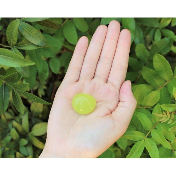 Parrot Green Tumbled Stone: Choose How Many Pieces (Dyed Parrot Green Onyx)