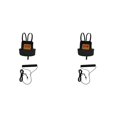thumbnail image 1 of Parrot Harness with 2m Leash Soft Denim Bird Flight Harness Adjustable Outdoor Flying Rope for Cockatiel Sun Conure Budgie Parakeet(Black,2Pcs,L), 1 of 9