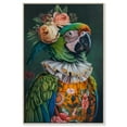 thumbnail image 1 of Parrot I Canvas Jungle Bathroom Art by Art Remedy, Silver Frame, 20" x 30", 1 of 7