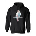 thumbnail image 1 of Parrot In Pastel Colors Hoodie Women -Image by Shutterstock, Female 3X-Large, 1 of 4