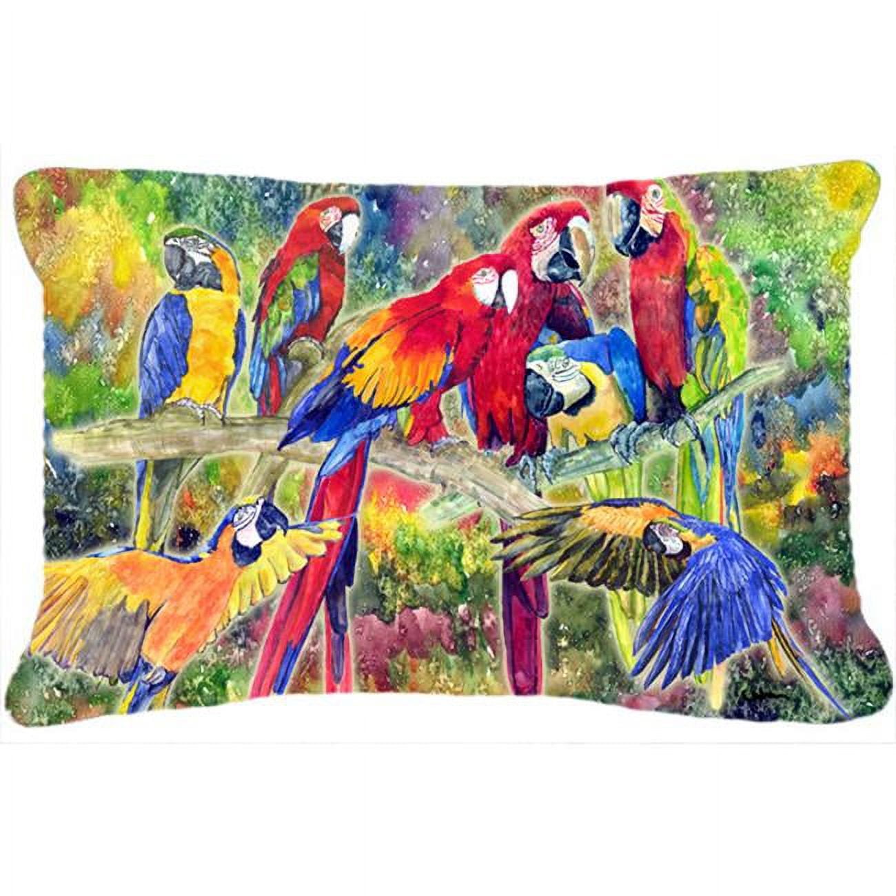 Parrot Indoor & Outdoor Fabric Decorative Pillow