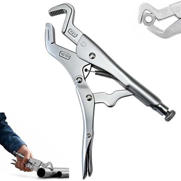 Parrot Jaw Locking Pliers, 9 Inch Vice Grips With Adjustable Jaw, Chrome-Molybdenum Steel Tool For Plumbing Auto Repair (1PC)