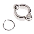 thumbnail image 1 of Parrot Leg Rings Metal Active Opening Foot Ring for Small Medium Large Birds Alloy Clips for Parrots Flying Outside, 1 of 19