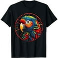 thumbnail image 1 of Parrot Lover Artwork | Animal Mandala Motif Parrot T-Shirt, 1 of 3