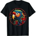 thumbnail image 1 of Parrot Lover Artwork | Animal Mandala Motif Parrot T-Shirt, 1 of 3