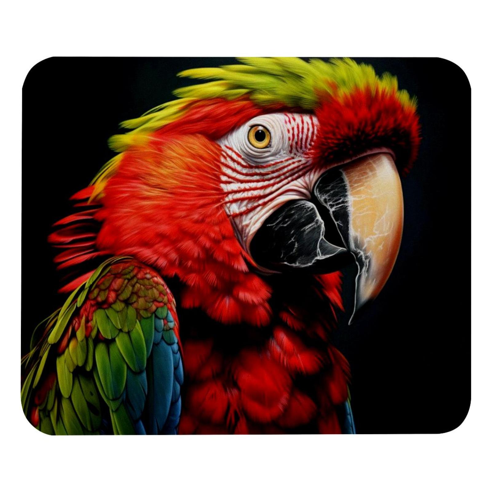Parrot Computer Mouse Parrot Mouse Pad for Wireless Mouse Home Office Desk Laptop with Rubber ...