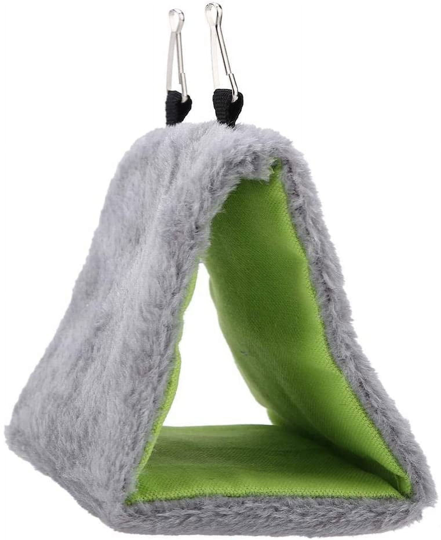 Parrots Flying And Feeding Cabin Reference: Parrot Nest Bird Winter Hammock Hot Hanging Cave Cage Plush