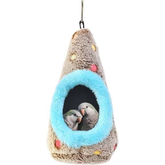 Parrot Nest Hammock, Egg-Shaped Hanging Bird Nest, Suitable for Budgies Cockatoos Cockatiels Lovebirds Hamsters Sugar Gliders for Pets Needing Hiding Comfort and Relaxation