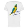 thumbnail image 1 of Parrot On A Perch T-Shirt Men -Image by Shutterstock, Male Medium, 1 of 2