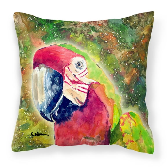 Parrot Parrot Head Fabric Decorative Pillow