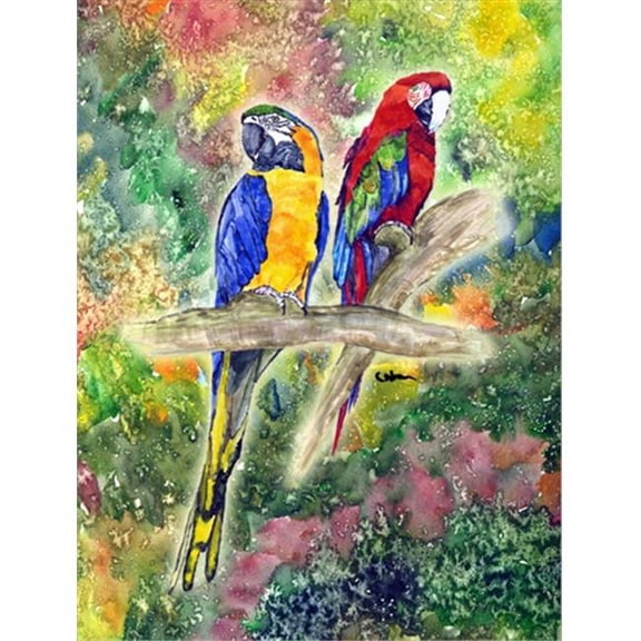 Parrot Parrot Head Flag - Garden Size- 11 x 15 in.