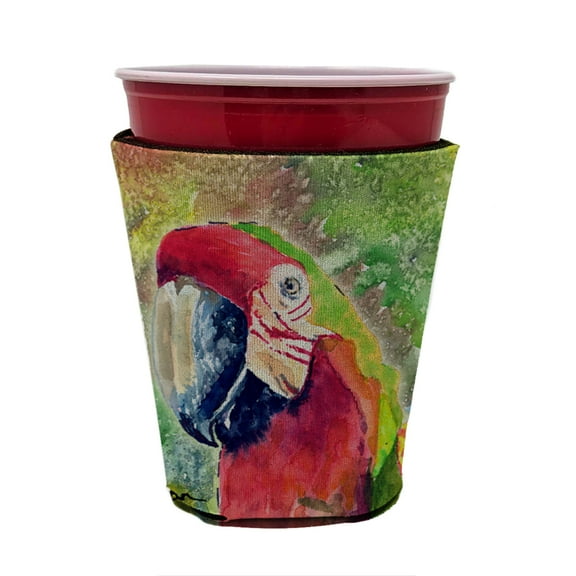 Parrot Parrot Head Red Cup Hugger