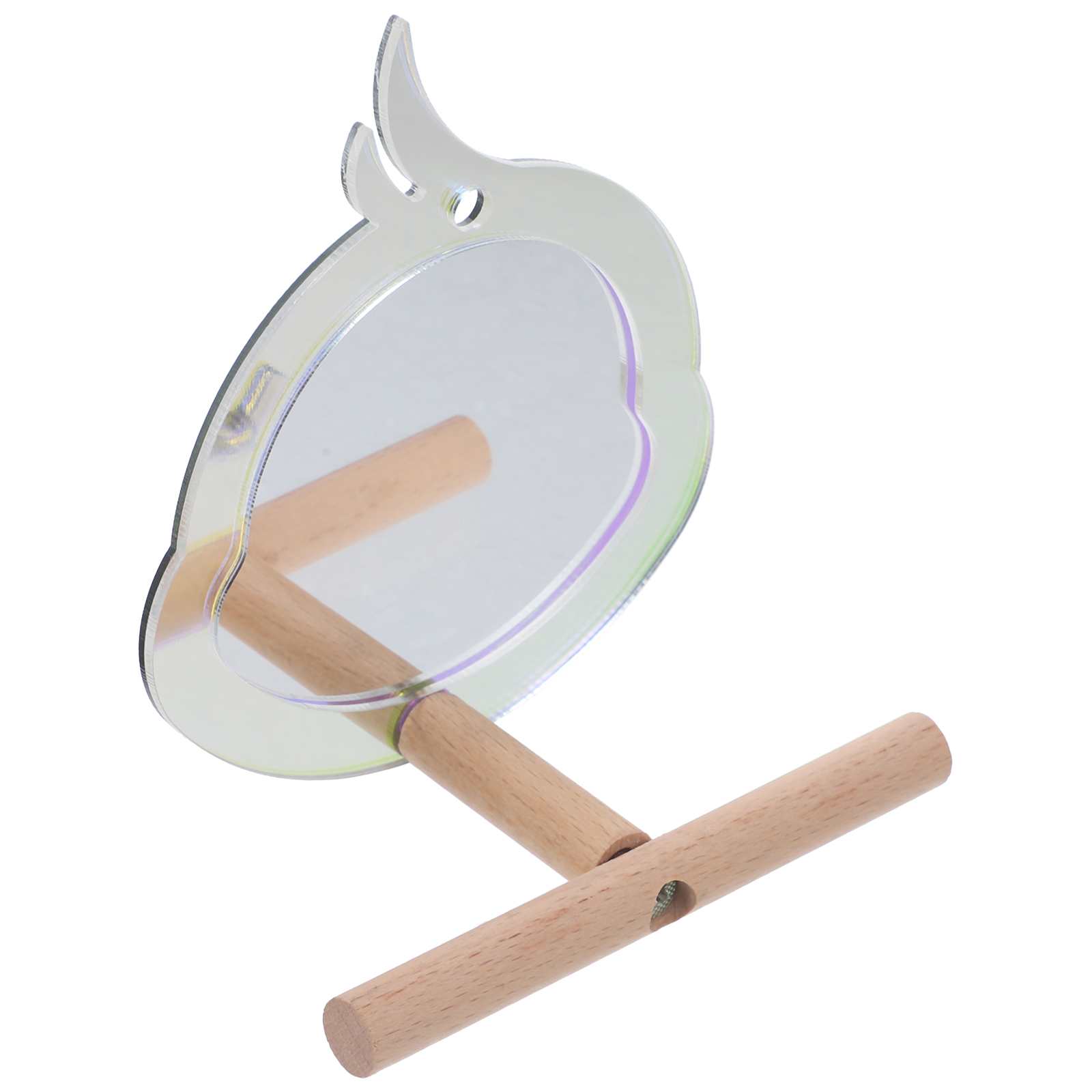 Parrot Perch Household Cockatiel Toy Bird Toys for Parakeets Mirrors