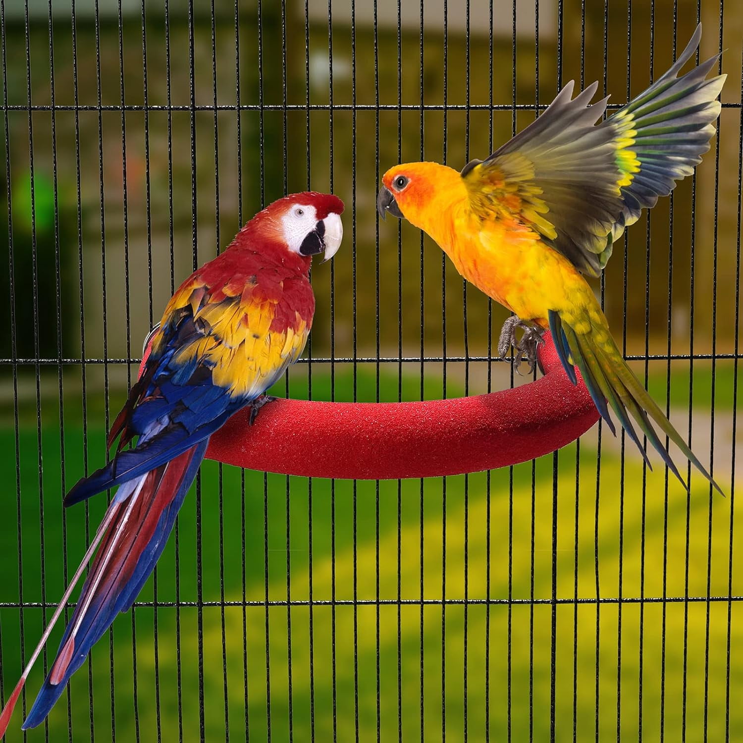 Persico Minerale Nobby 22cm - Perchiera Per Uccelli, Bianco, Per Calopsitte - Foto 2