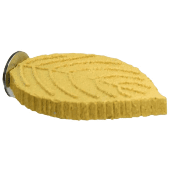 Parrot/Perch Stand with Suction Cup, Leaf Shape Resin Perching Station Pole, Claw Grinding Rod for Parakeets, Cockatiels & Small Birds, Gold