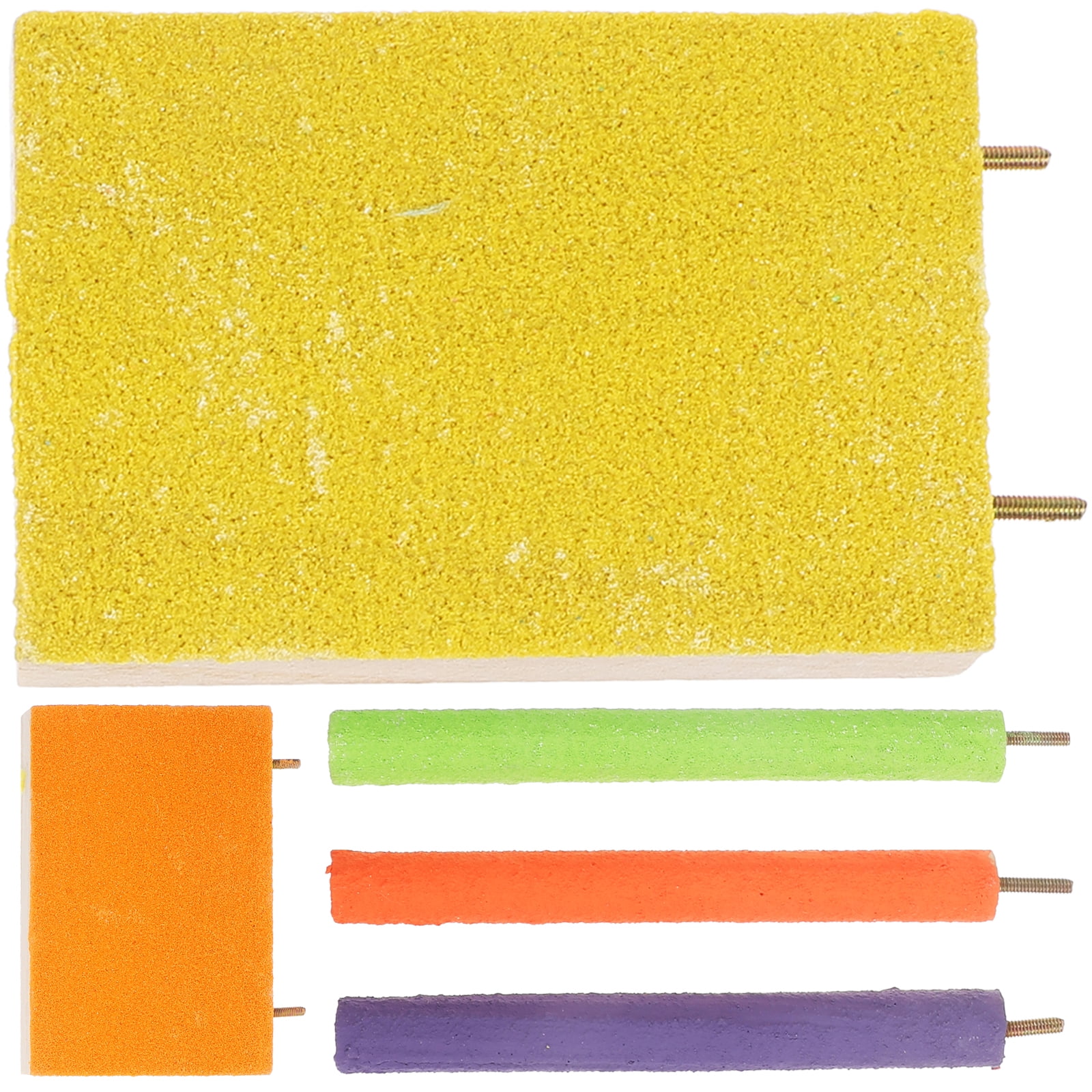 Parrot Perch Toy Bird Cage Bird Perch Stand Parrot Playground Wood