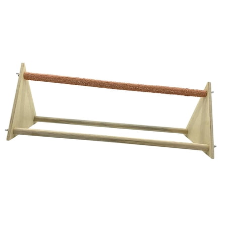 Parrot Pet Chicken Triangle Big Perch Stand, a Perfect for Your Parrot Stand, Provide a Large Space and Fun