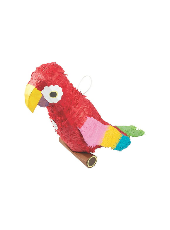 Parrot Piñata, Party Decor, Luau, 1 Pieces