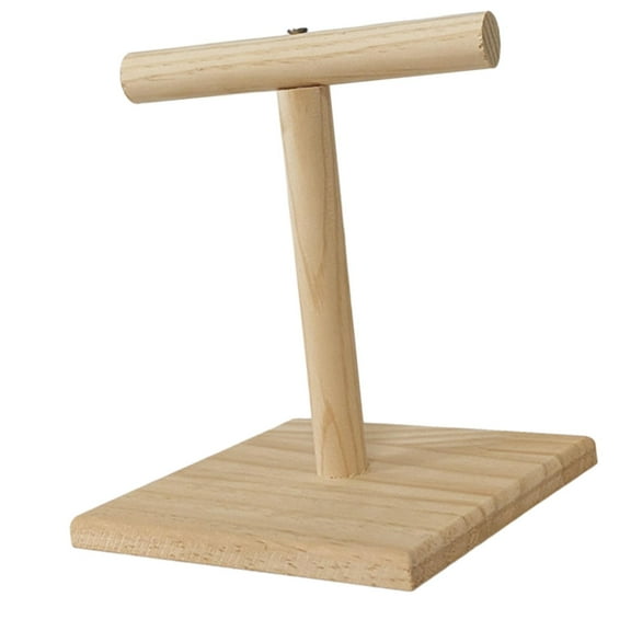 Parrot Play Stand,Bird Tabletop Training Stand Perch Tee Stand,Portable Parrot Tee Play Stands for Parakeets,Wood Birds Cage Toys Gym Playground for Canaries,Parrot Play Stand Perch Gym for A