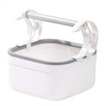 thumbnail image 1 of Parrot Potty Training Stand Fixed Point Defecation Perch Rack Bird Toilet Training Stand with Tray Easy Clean for Parrots Cockatiel Conure Macaw Bird Cage, 1 of 5