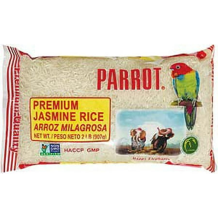 Parrot Premium Jasmine Rice, 32 Oz, 12 Ct