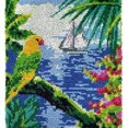thumbnail image 1 of Parrot Scenery | Rug Making Latch Hooking Kit, 1 of 10