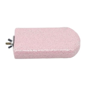 Parrot Stand Beak Grinding Stone Perch Platform Pink Volcanic Stone Trimming for Cockatiels Lovebirds Budgies