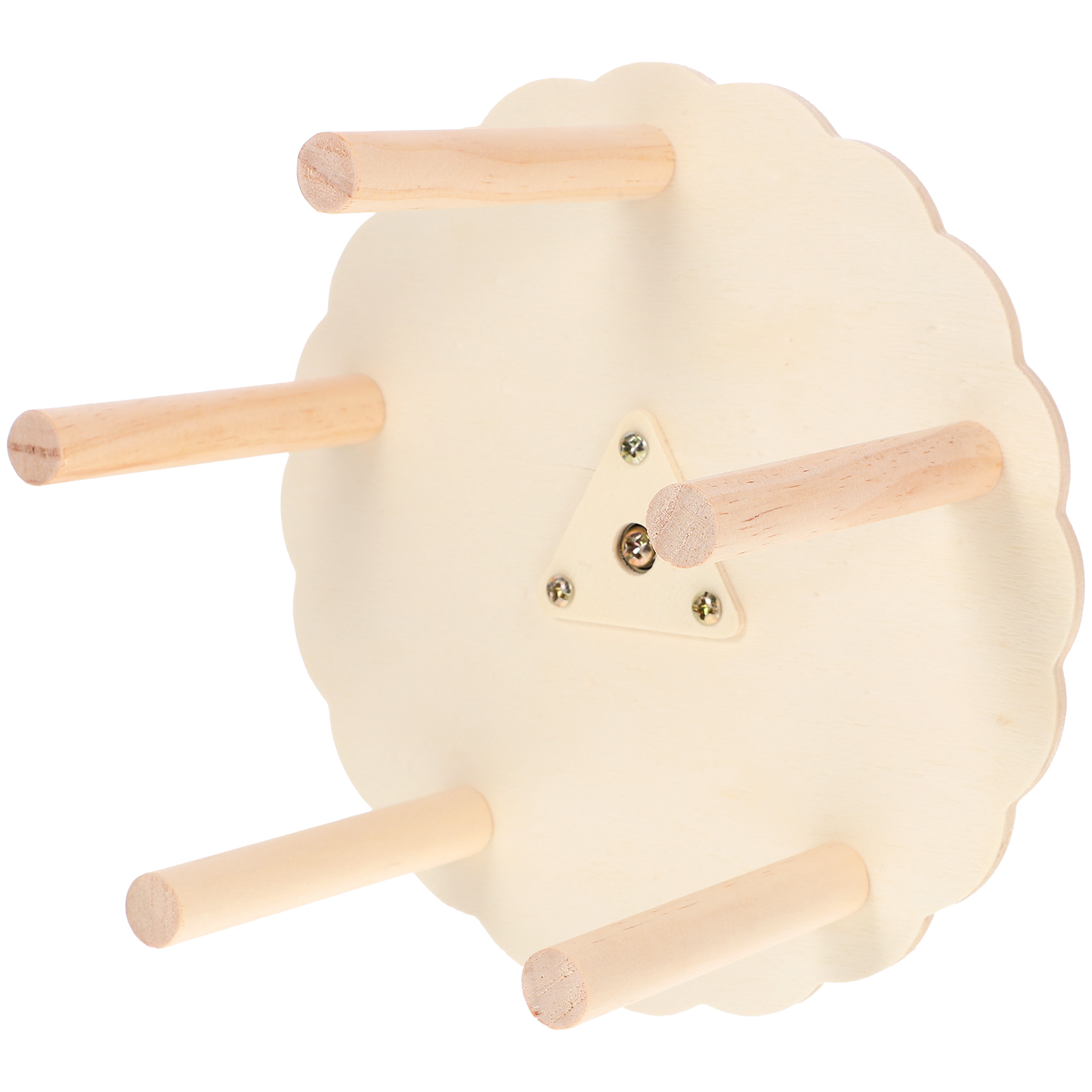 Parrot Stand Perch Bird Toy Parrot Rotating Ferris Wheel Toy Wooden