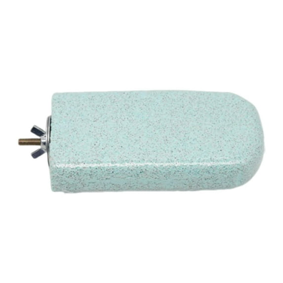 Parrot Stand Perch Platform Volcanic Stone Beak Grinding Nail Trimming for Cockatiels Lovebirds Budgies and Conures