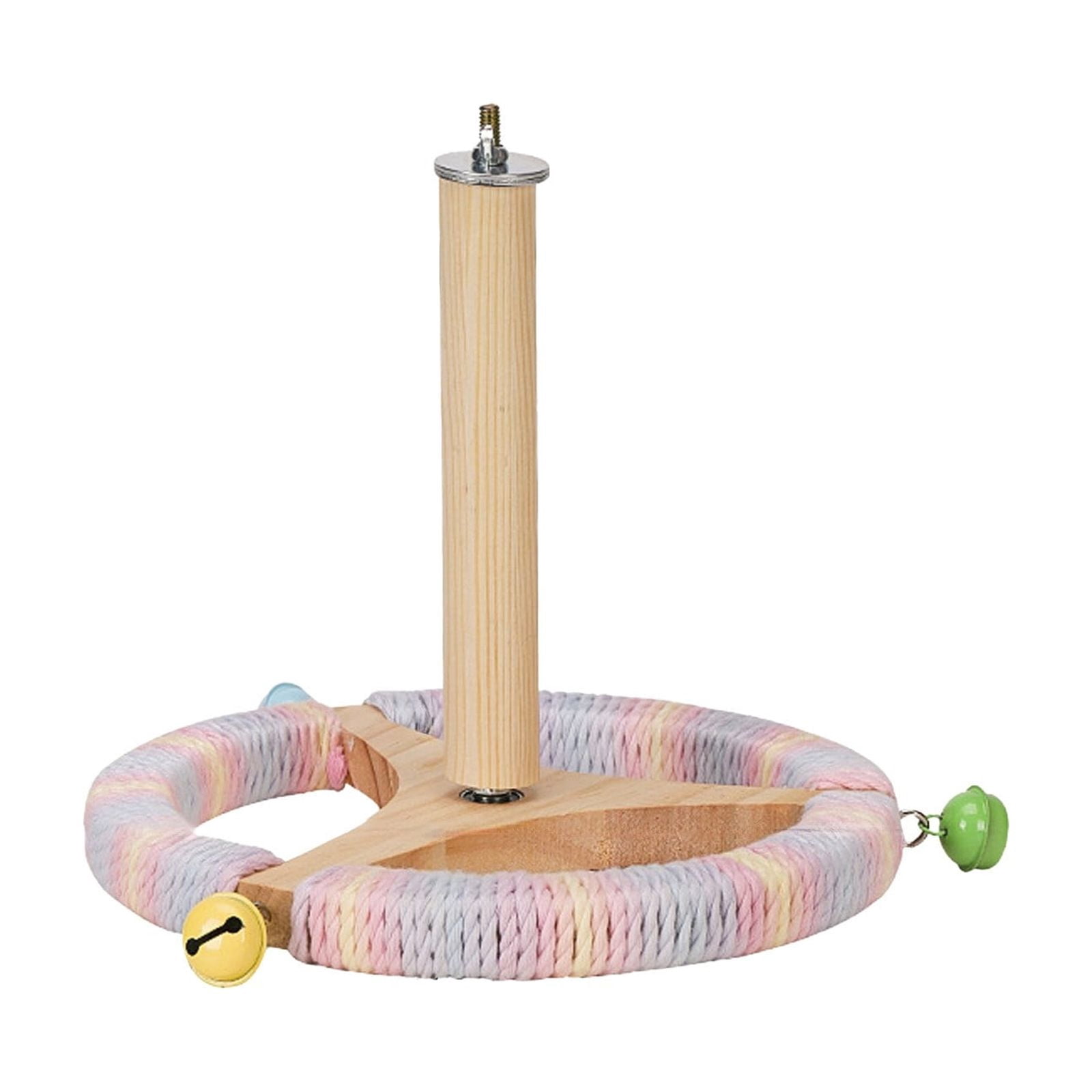 Picture of Parrot Stand Playtop with Rotating Activity Center Chewing for Budgie ...