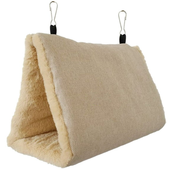 Parrot Tents Bed Cute Birdcage Perch Stand Swing Toy Plush Bird Hammock Warm Bird Nest Pet Bird Cage Cave Swing